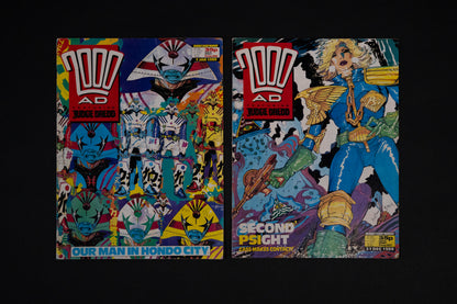 2000 AD #602 604 607 608 610 & 623 [1988 1989] Vintage UK Comic Job Lot