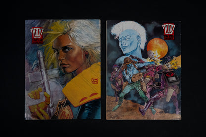 2000 AD #602 604 607 608 610 & 623 [1988 1989] Vintage UK Comic Job Lot