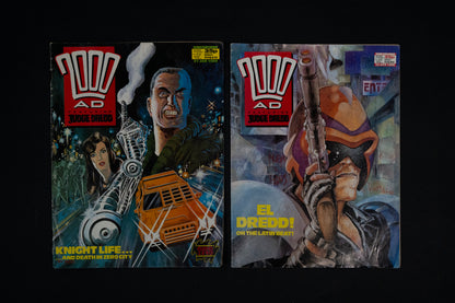 2000 AD #602 604 607 608 610 & 623 [1988 1989] Vintage UK Comic Job Lot