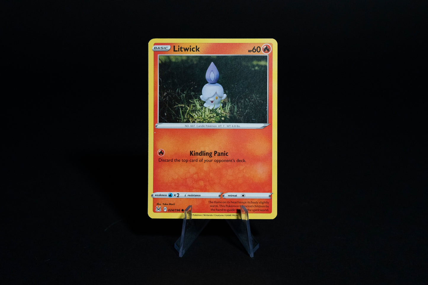 024/196, Litwick, Pokemon, Lost Origin 2022, Common, Ungraded, English