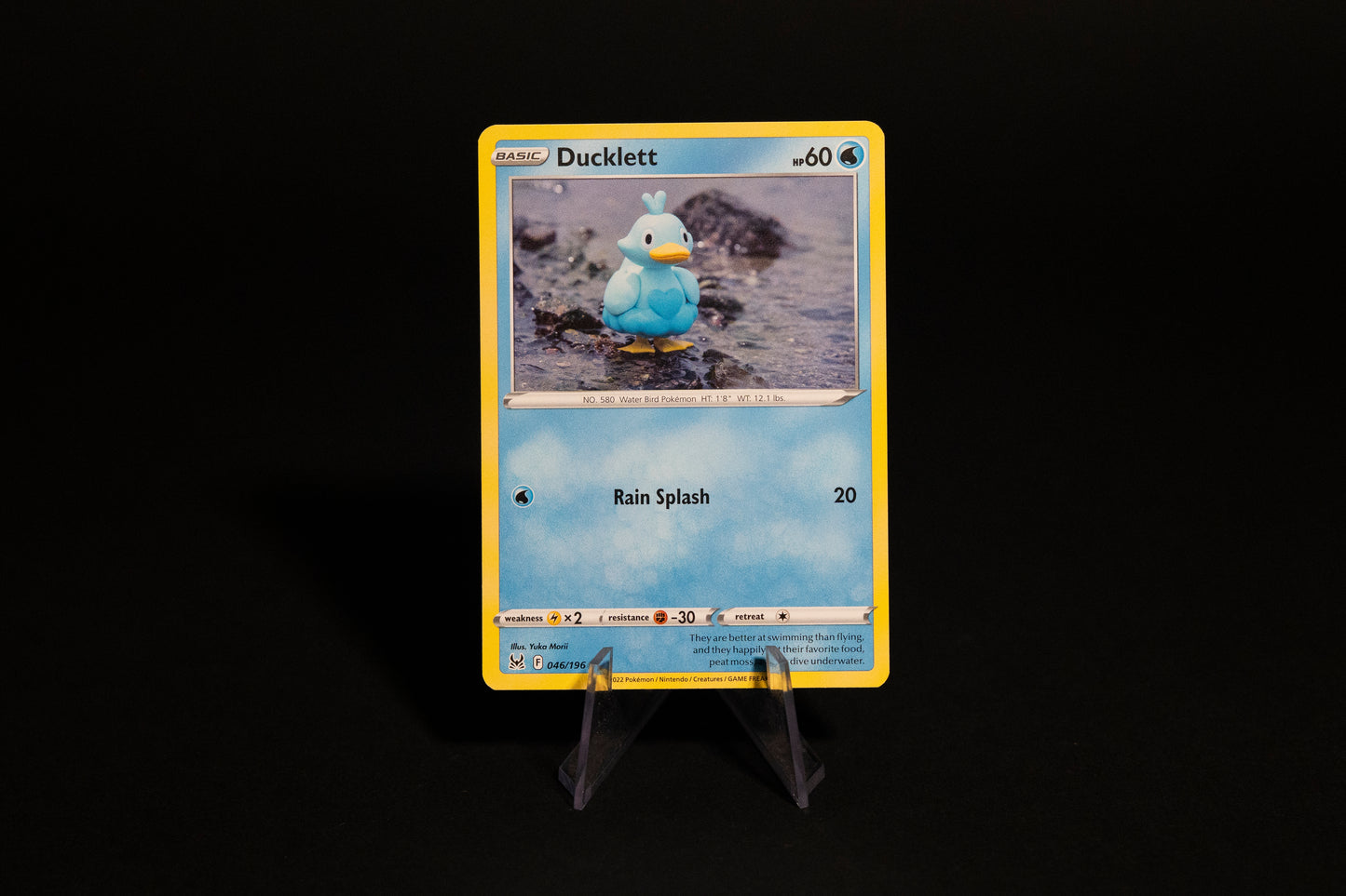 046/196, Ducklett, Pokemon, Lost Origin, 2022, Common, Ungraded, English