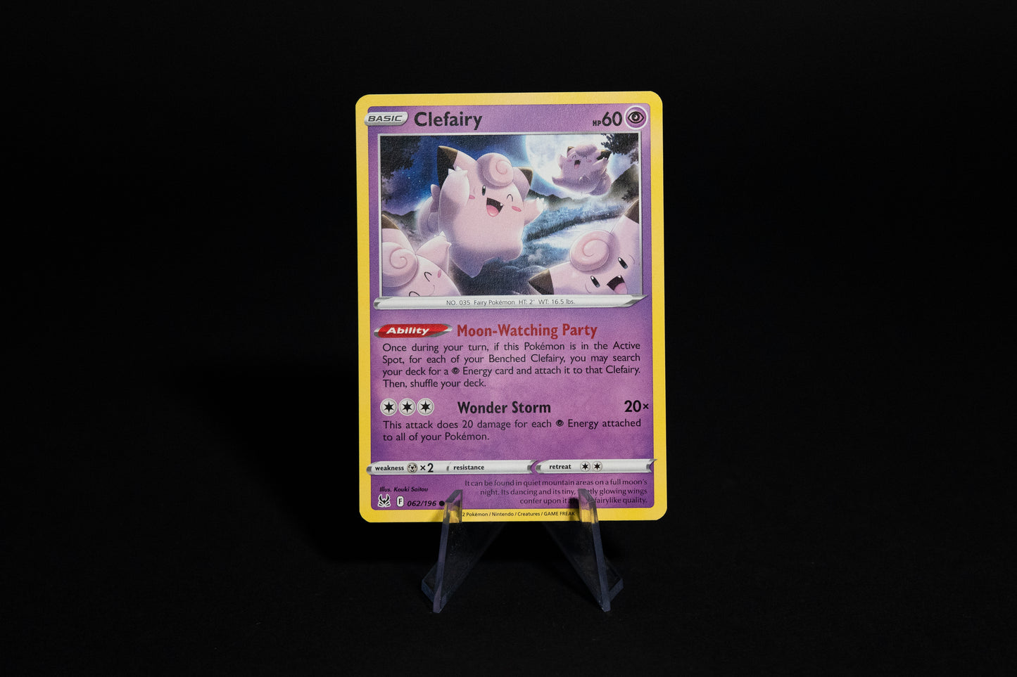 062/196, Clefairy, Pokemon, Lost Origin, 2022, Common, Ungraded, English