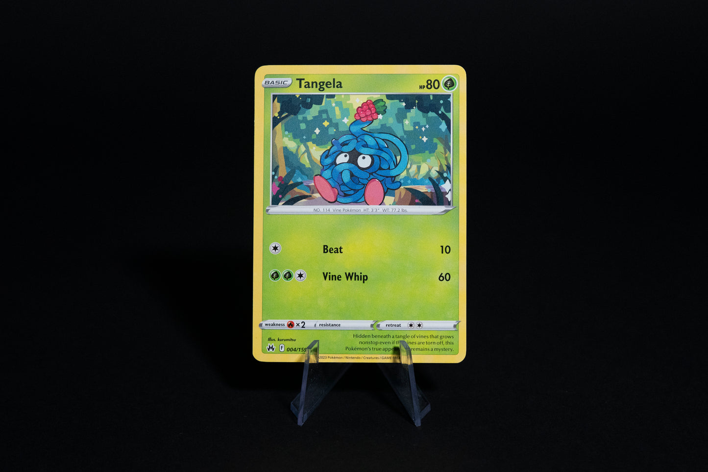 004/159, Tangela, Pokemon, Crown Zenith, 2023, Common, Ungraded, English