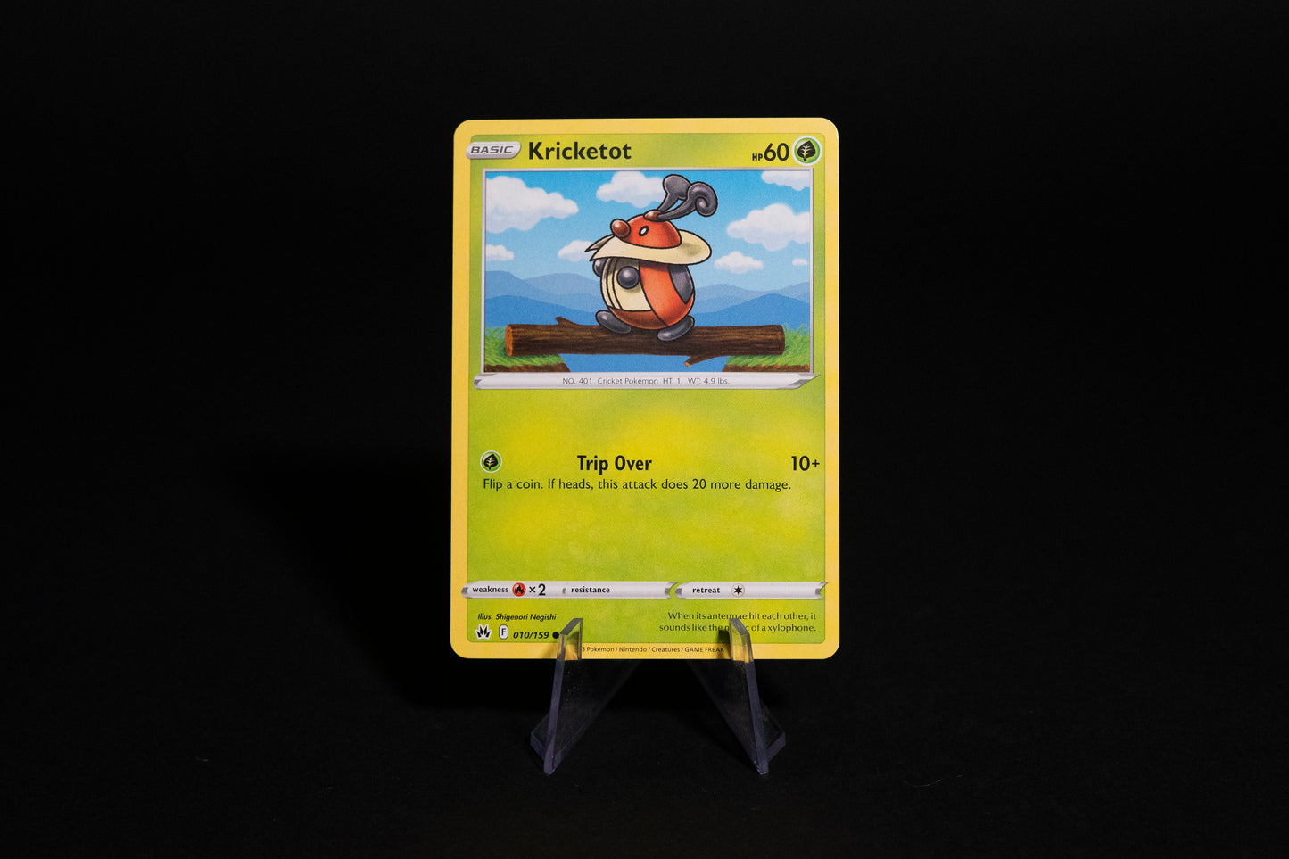 010/159, Kricketot, Pokemon, Crown Zenith, 2023, Common, Ungraded, English