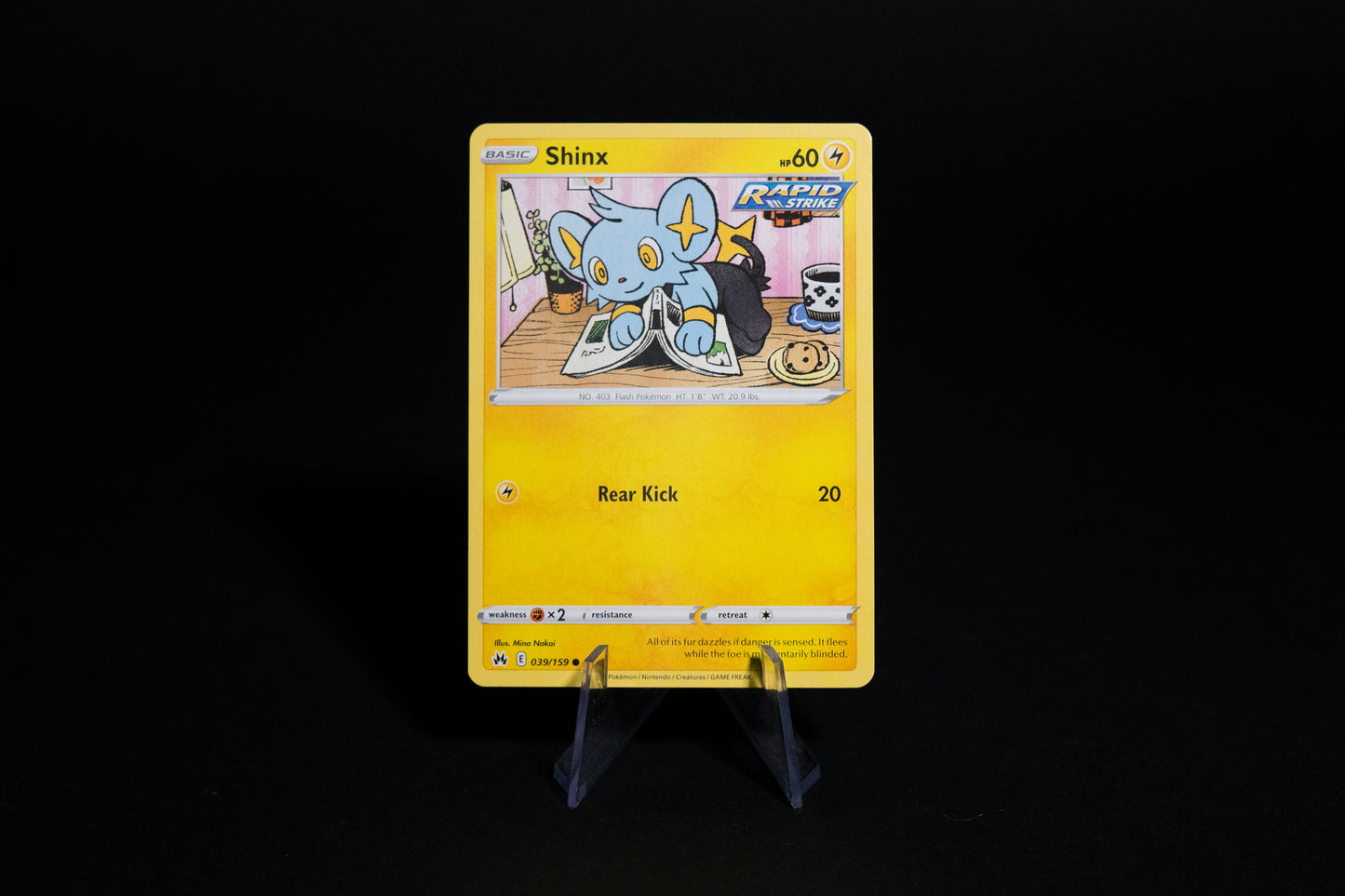 039/159, Shinx, Pokemon, Crown Zenith, 2023, Common, Ungraded, English