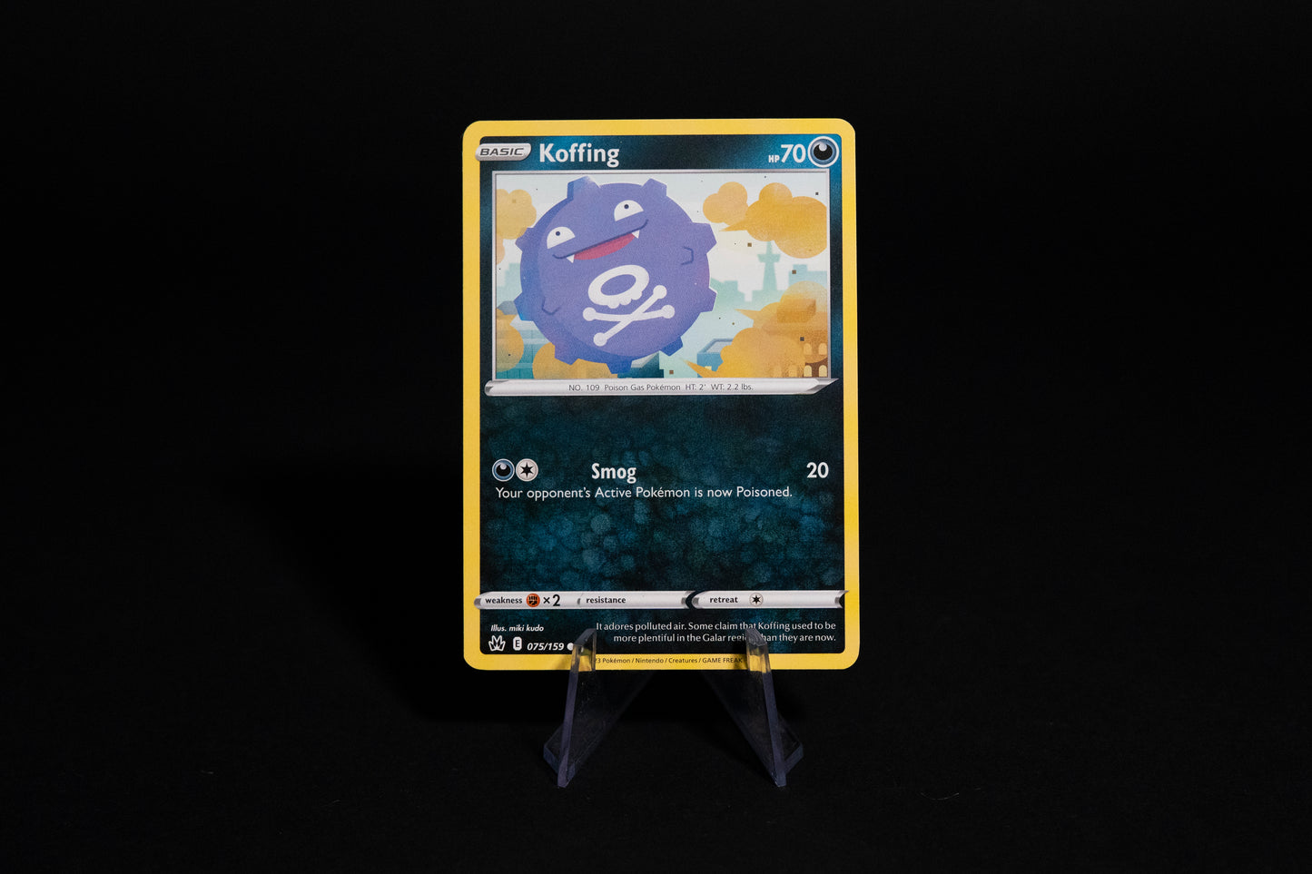 075/159, Koffing, Pokemon, Crown Zenith, 2023, Common, Ungraded, English