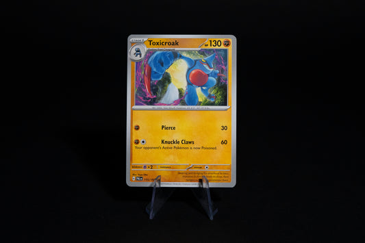 115/193, Toxicroak, Pokemon, Scarlet & Violet, Paldea Evolved, 2023, Uncommon, Ungraded, English