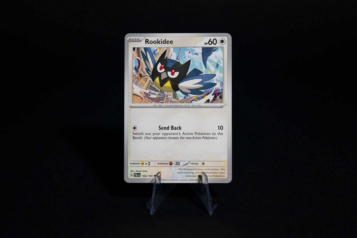 164/193, Rookidee, Pokemon, Scarlet & Violet, Paldea Evolved, 2023, Common, Ungraded, English