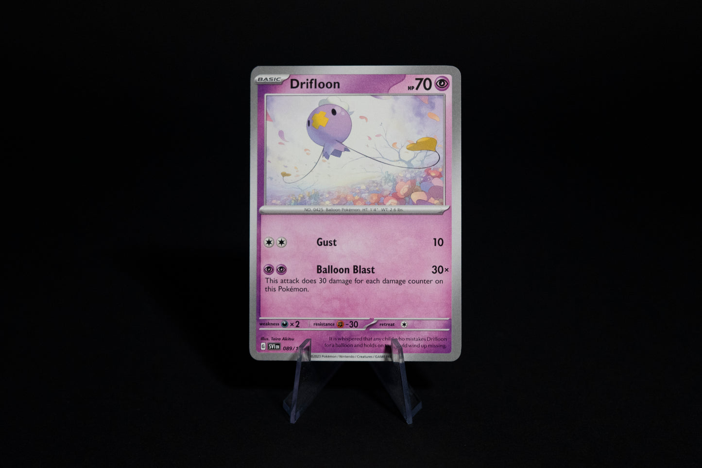 089/198, Drifloon, Pokemon, Scarlet & Violet, Chilling Reign, 2023, Common, Ungraded, English