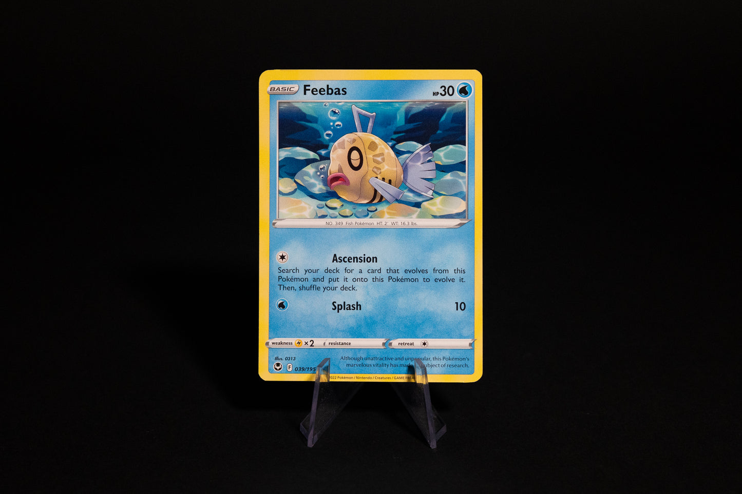 039/195, Feebas, Pokemon, Silver Tempest, 2022, Common, Ungraded, English