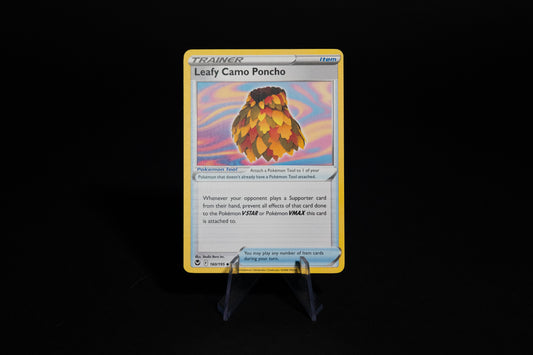 160/195, Leafy Camo Poncho, Pokemon, Silver Tempest, 2022, Uncommon, Ungraded, English