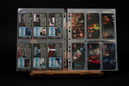 Batman & Robin Widevision Trading Cards, Skybox, 1997, Complete Base Set (1-70) in binder pages