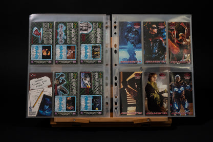 Batman & Robin Widevision Trading Cards, Skybox, 1997, Complete Base Set (1-70) in binder pages