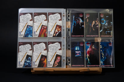 Batman & Robin Widevision Trading Cards, Skybox, 1997, Complete Base Set (1-70) in binder pages