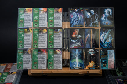 Star Trek Master Series Trading Cards, Skybox, 1993, Complete Base Set  PLUS S-3 S-4 & 2 Prototype Cards, in binder pages