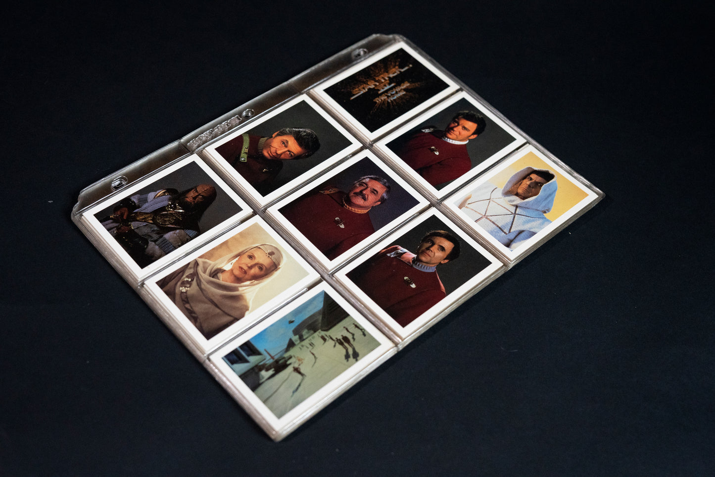 Star Trek IV : The Voyage Home Trading Cards, FTCC, 1987, Complete Set (1-60 Base set) in binder pages