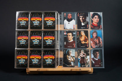 Star Trek II : The Wrath of Khan Playing Cards, PPC, 1982, Complete Set/Deck (54 cards) in binder pages