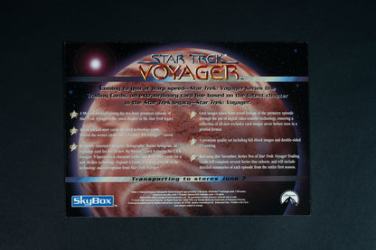 Star Trek : Voyager, Season One, Series One Trading Cards, Skybox, 1995, Bundle - 9 card Promo Panel & Expand-a-cards