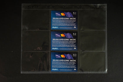 Star Trek : Voyager, Season One, Series One Trading Cards, Skybox, 1995, Bundle - 9 card Promo Panel & Expand-a-cards