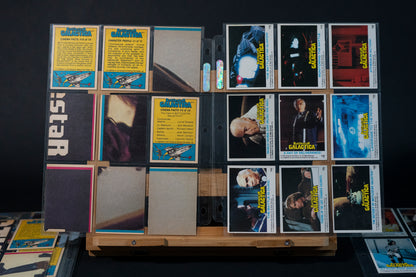 Battlestar Galactica Trading Cards, Topps, 1978, Complete Base Set (1-132) in binder pages