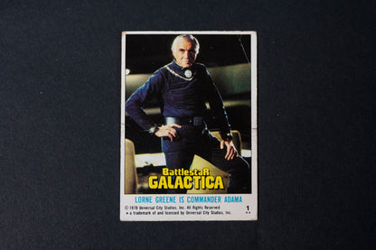 Battlestar Galactica Trading Cards, Topps, 1978, Complete Base Set (1-132) in binder pages