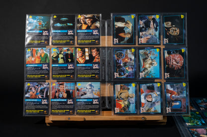 Lost in Space Trading Cards, Australian Video Card Set, 1966 TV Series [1996], Complete Set (1-30) in binder pages