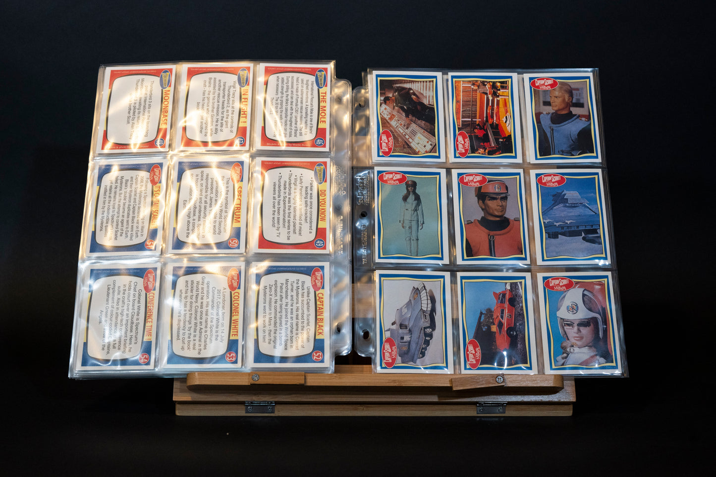 Stingray Thunderbirds Captain Scarlet Trading Cards, Topps, 1993, Complete Set (66 cards in binder pages), English