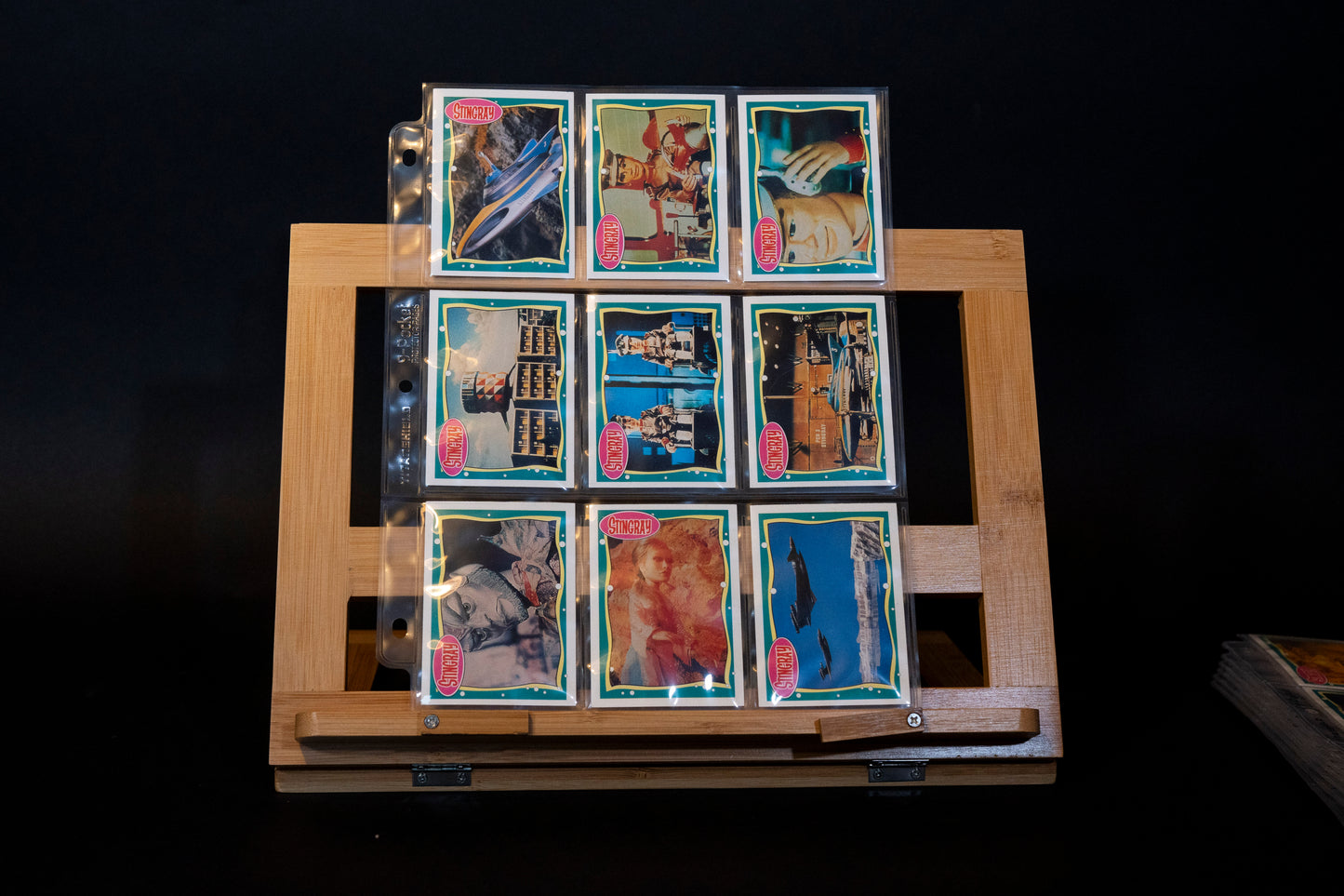 Stingray Thunderbirds Captain Scarlet Trading Cards, Topps, 1993, Complete Set (66 cards in binder pages), English