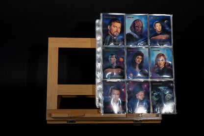 Star Trek Master Series Trading Cards, Skybox, 1993, Complete Base Set  (90 cards in binder pages - NO SPECTRA CARDS)