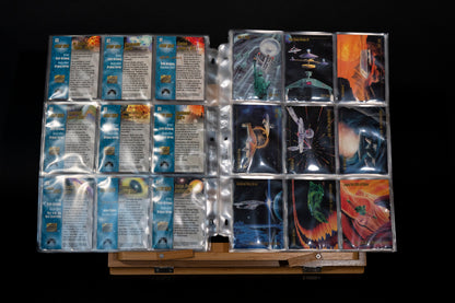 Star Trek Master Series Trading Cards, Skybox, 1993, Complete Base Set  (90 cards in binder pages - NO SPECTRA CARDS)