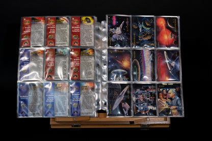 Star Trek Master Series Trading Cards, Skybox, 1993, Complete Base Set  (90 cards in binder pages - NO SPECTRA CARDS)