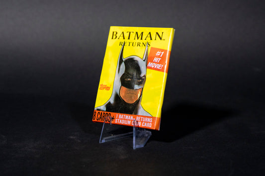 Batman Returns Trading Cards, Topps, 8 Trading Card Packs, 1991, Sealed