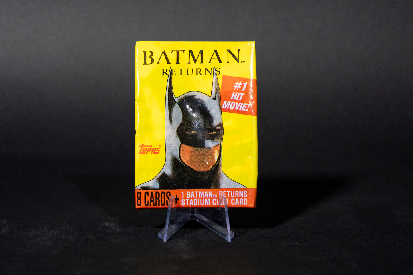 Batman Returns Trading Cards, Topps, 8 Trading Card Packs, 1991, Sealed