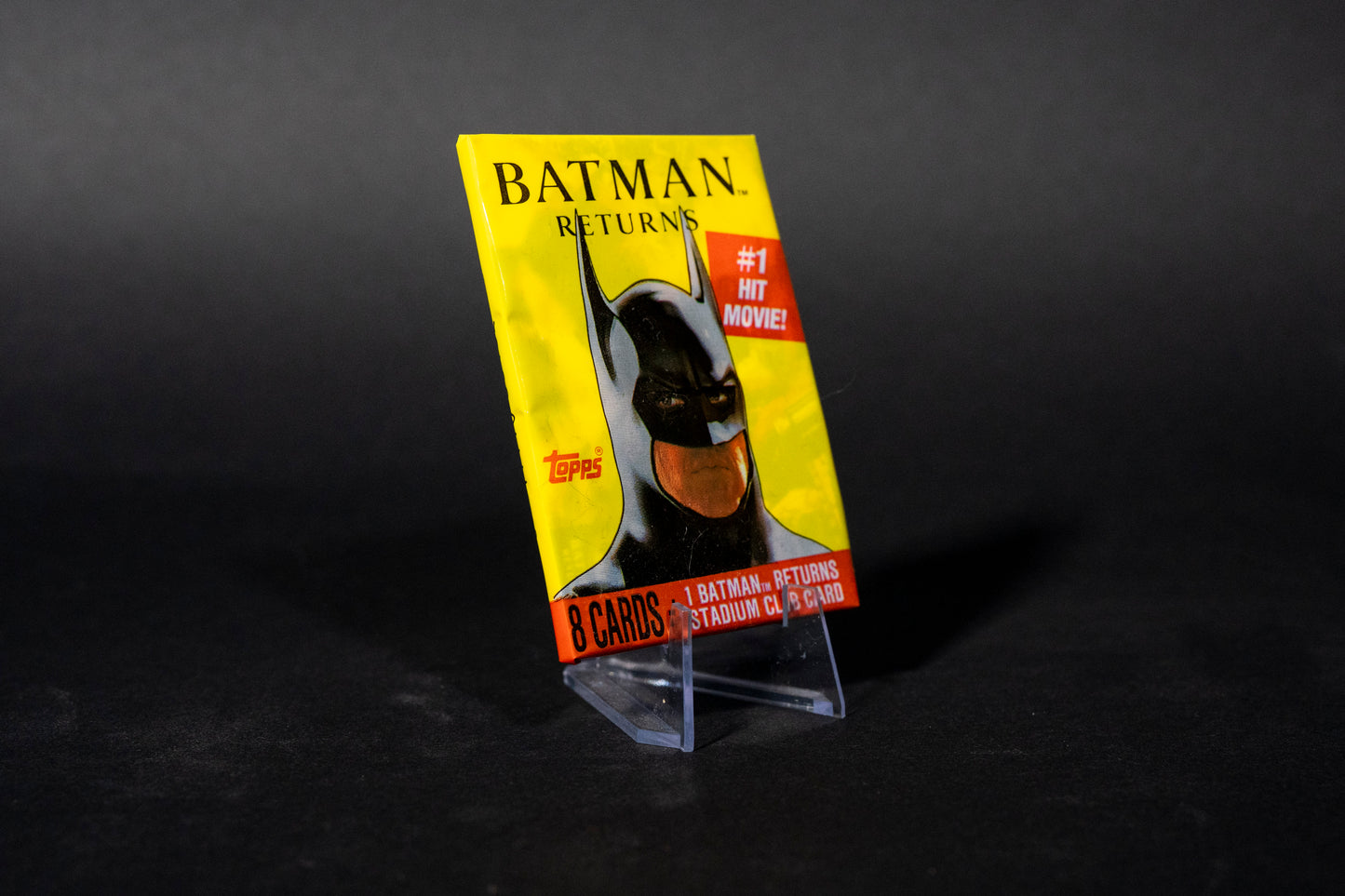 Batman Returns Trading Cards, Topps, 8 Trading Card Packs, 1991, Sealed