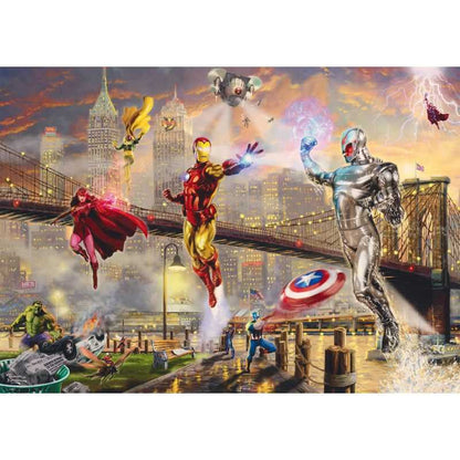 1000pc Jigsaw - Thomas Kinkade: Marvel Avengers Iron Man - New Boxed