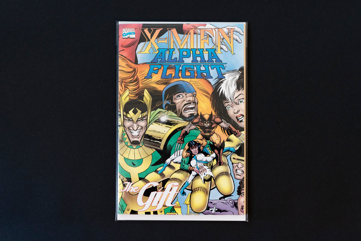 *Signed* Chris Claremont - X-Men, Alpha Flight, The Gift, Marvel Comic, 1998