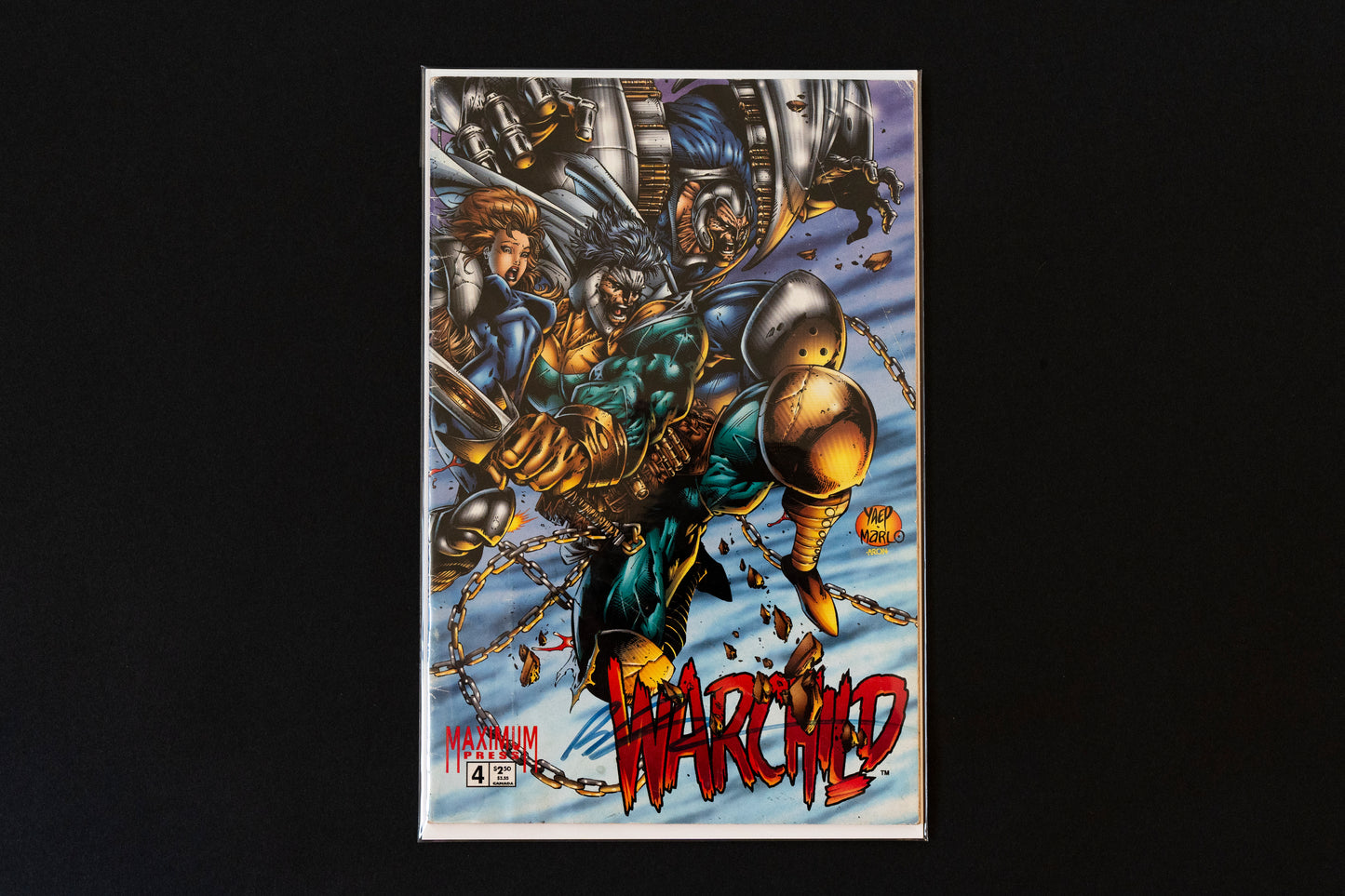 *Signed* Rob Liefeld - Warchild, #4a, Maximum Press Comics, 1995