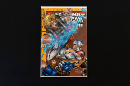 *Signed* Rob Liefeld - Fighting American, Rules of the Game, #2 Comic Craft, 1997