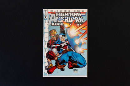 *Signed* Rob Liefeld - Fighting American, Rules of the Game, #1 Comic Craft, 1997