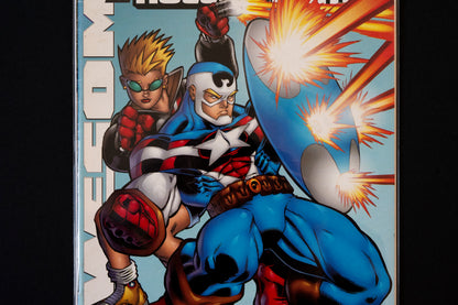 *Signed* Rob Liefeld - Fighting American, Rules of the Game, #1 Comic Craft, 1997