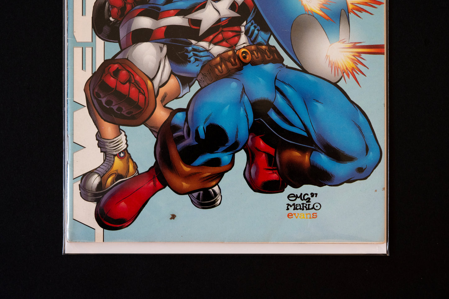 *Signed* Rob Liefeld - Fighting American, Rules of the Game, #1 Comic Craft, 1997