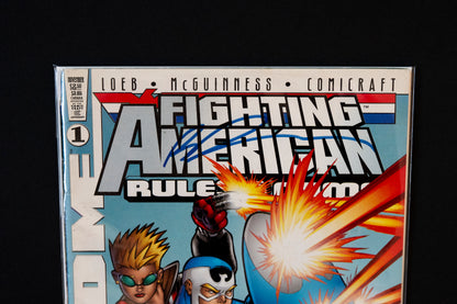 *Signed* Rob Liefeld - Fighting American, Rules of the Game, #1 Comic Craft, 1997