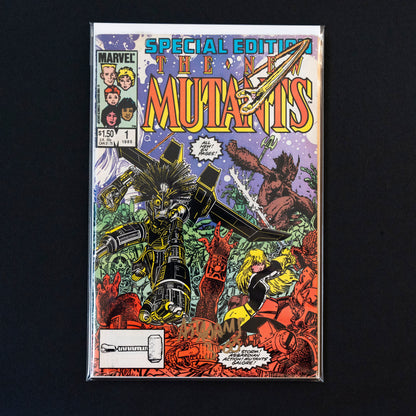 *Signed* Arthur Adams - The New Mutants, Special Edition #1, Marvel Comics, 1985