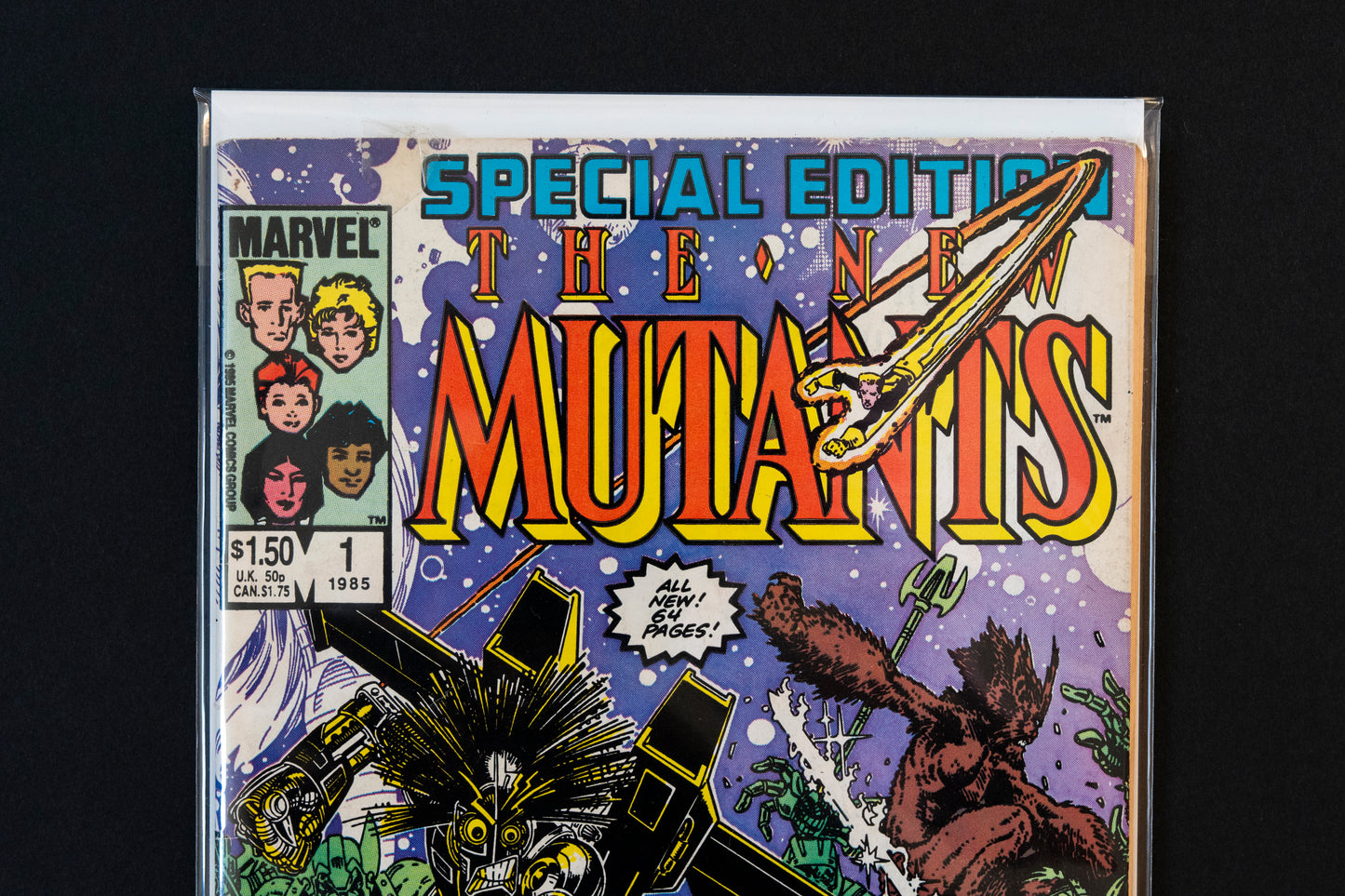 *Signed* Arthur Adams - The New Mutants, Special Edition #1, Marvel Comics, 1985