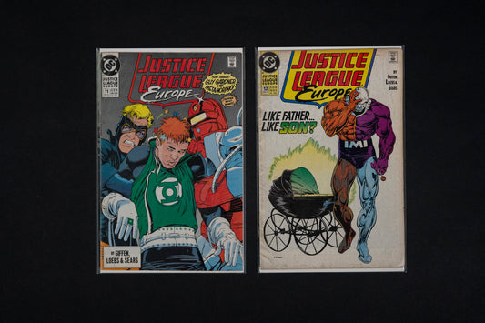 Justice League Europe, #11 & 12, DC Comics, 1990