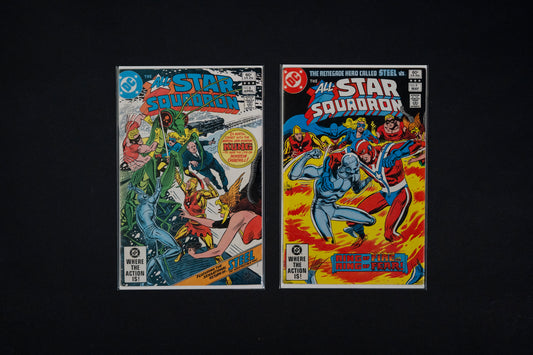 All Star Squadron, #8 & 9, DC Comics, 1982
