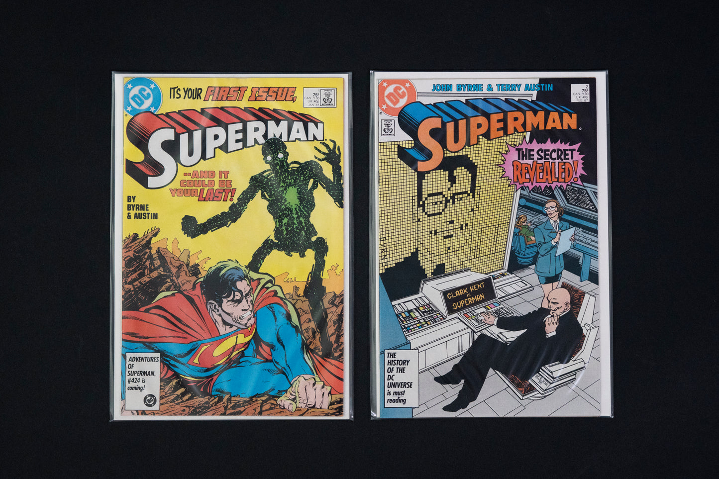 Superman, Vol.2, #1-87 PLUS #75 Memorial Edition, DC Comics, 1987 - 1994