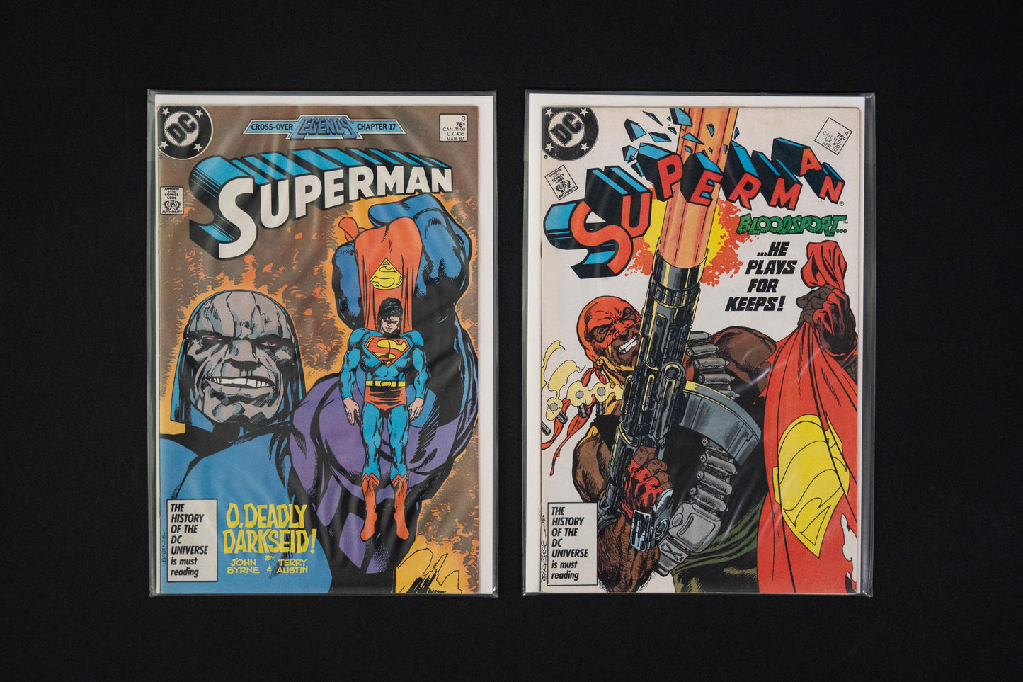Superman, Vol.2, #1-87 PLUS #75 Memorial Edition, DC Comics, 1987 - 1994