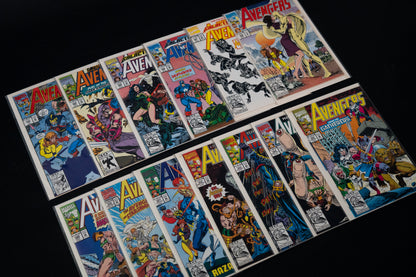 The Avengers, Vol.1, #343-355 run, x13 comic bundle, Marvel Comics, 1992