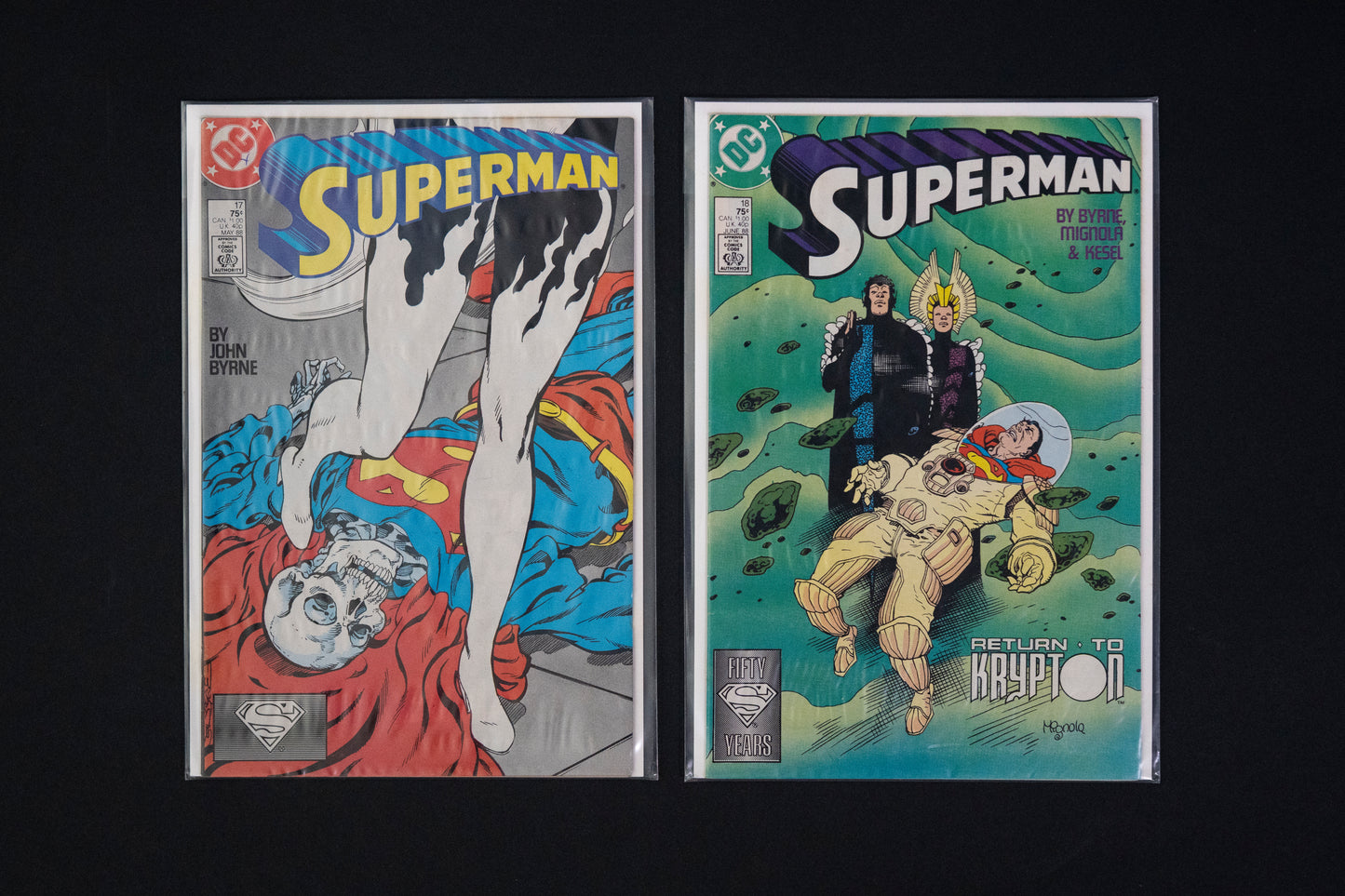 Superman, Vol.2, #1-87 PLUS #75 Memorial Edition, DC Comics, 1987 - 1994